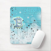 Bitcoin-Logo Mousepad (Mit Mouse)