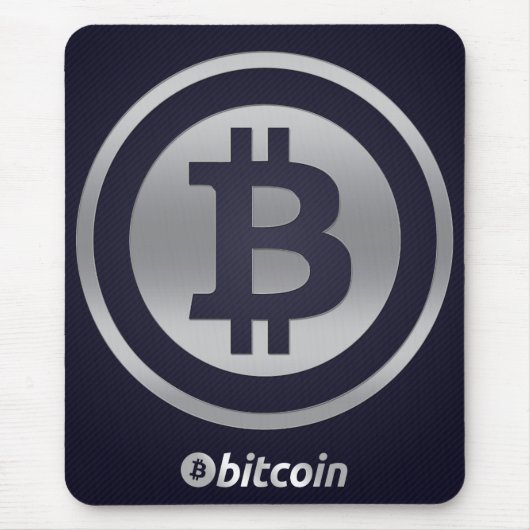 Bitcoin-Logo Mousepad (Vorne)