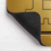 Bitcoin-Logo Mousepad (Ecke)