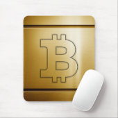 Bitcoin-Logo Mousepad (Mit Mouse)