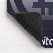 Bitcoin-Logo Mousepad (Ecke)