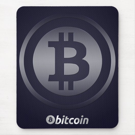 Bitcoin-Logo Mousepad (Vorne)