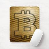 Bitcoin-Logo Mousepad (Mit Mouse)
