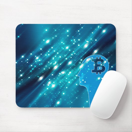 Bitcoin-Logo Mousepad (Mit Mouse)