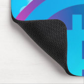 Bitcoin-Logo Mousepad (Ecke)