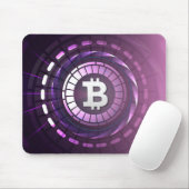 Bitcoin-Logo Mousepad (Mit Mouse)