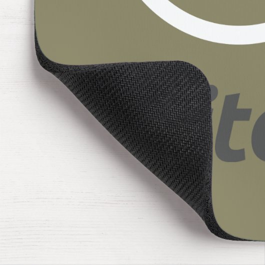 Bitcoin-Logo Mousepad (Ecke)