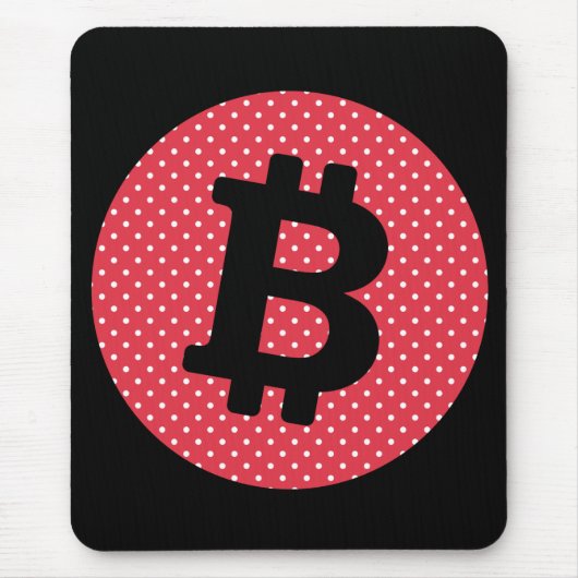 Bitcoin-Logo Mousepad (Vorne)