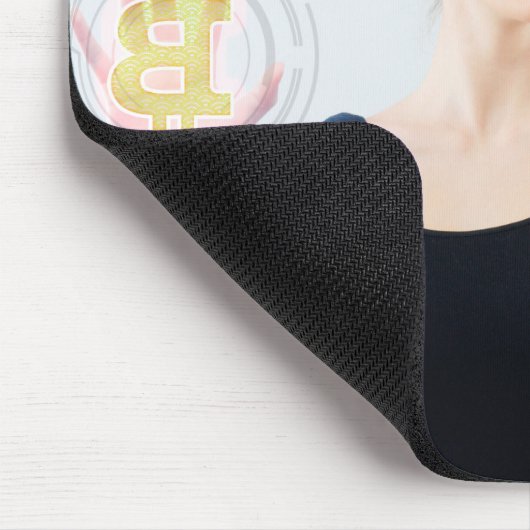 Bitcoin-Logo Mousepad (Ecke)