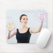 Bitcoin-Logo Mousepad (Mit Mouse)