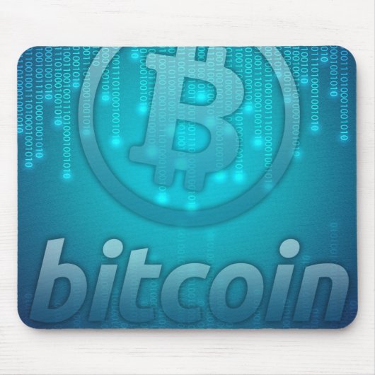 Bitcoin-Logo Mousepad (Vorne)