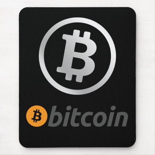 Bitcoin-Logo Mousepad (Vorne)