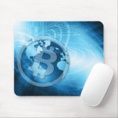 Bitcoin-Logo Mousepad (Mit Mouse)
