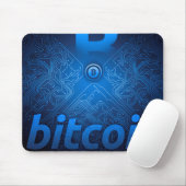 Bitcoin-Logo Mousepad (Mit Mouse)