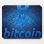 Bitcoin-Logo Mousepad (Vorne)