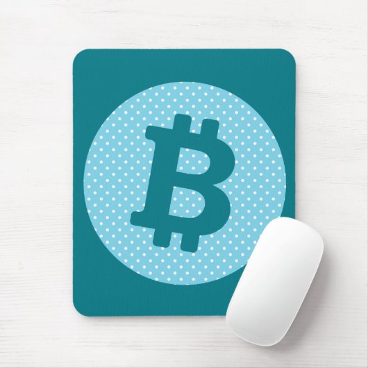 Bitcoin-Logo Mousepad (Mit Mouse)