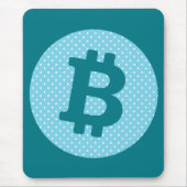 Bitcoin-Logo Mousepad (Vorne)