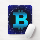 Bitcoin-Logo Mousepad (Mit Mouse)