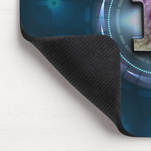 Bitcoin-Logo Mousepad (Ecke)