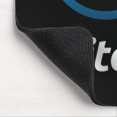 Bitcoin-Logo Mousepad (Ecke)