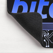 Bitcoin-Logo Mousepad (Ecke)
