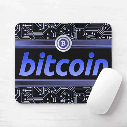 Bitcoin-Logo Mousepad (Mit Mouse)