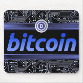 Bitcoin-Logo Mousepad (Vorne)