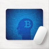 Bitcoin-Logo Mousepad (Mit Mouse)