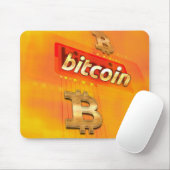 Bitcoin-Logo Mousepad (Mit Mouse)