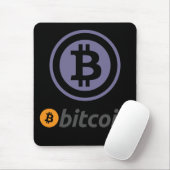 Bitcoin-Logo Mousepad (Mit Mouse)
