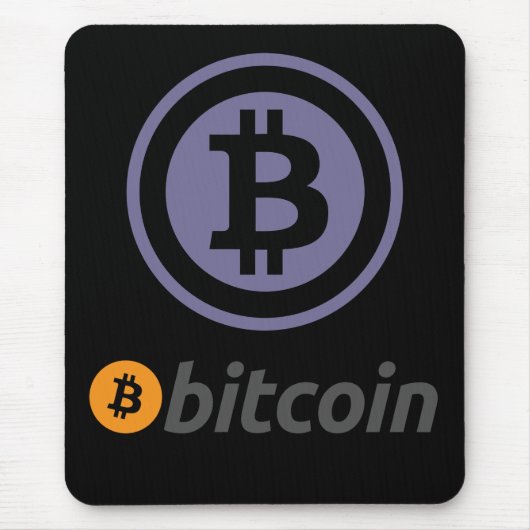 Bitcoin-Logo Mousepad (Vorne)