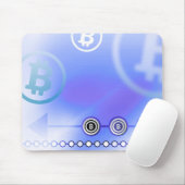 Bitcoin-Logo Mousepad (Mit Mouse)