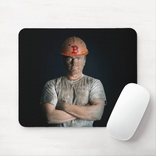 Bitcoin-Logo Mousepad (Mit Mouse)