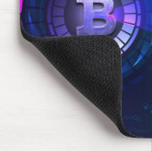 Bitcoin-Logo Mousepad (Ecke)