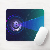 Bitcoin-Logo Mousepad (Mit Mouse)