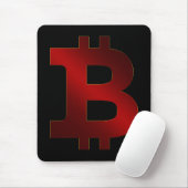 Bitcoin-Logo Mousepad (Mit Mouse)