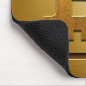 Bitcoin-Logo Mousepad (Ecke)