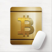 Bitcoin-Logo Mousepad (Mit Mouse)