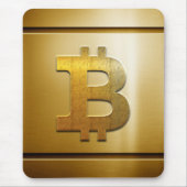 Bitcoin-Logo Mousepad (Vorne)
