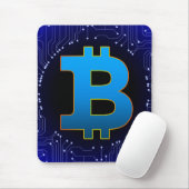 Bitcoin-Logo Mousepad (Mit Mouse)