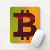 Bitcoin-Logo Mousepad (Mit Mouse)