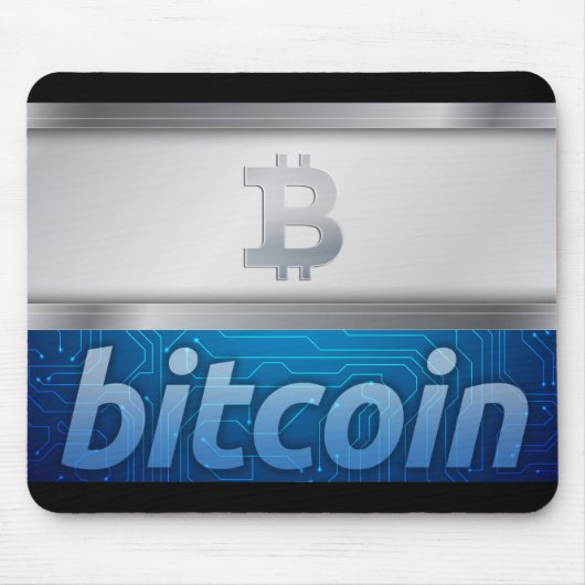 Bitcoin-Logo Mousepad (Vorne)