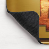 Bitcoin-Logo Mousepad (Ecke)