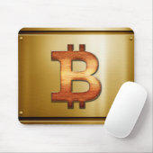 Bitcoin-Logo Mousepad (Mit Mouse)