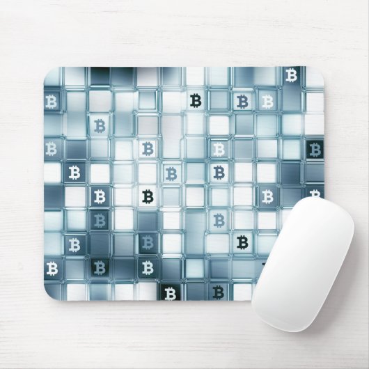 Bitcoin-Logo Mousepad (Mit Mouse)