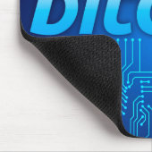 Bitcoin-Logo Mousepad (Ecke)