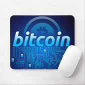 Bitcoin-Logo Mousepad (Mit Mouse)