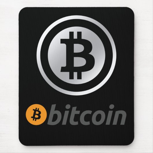 Bitcoin-Logo Mousepad (Vorne)