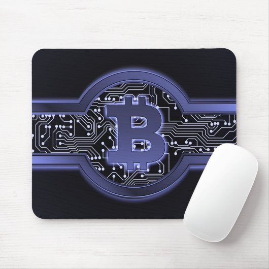 Bitcoin-Logo Mousepad (Mit Mouse)