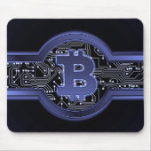 Bitcoin-Logo Mousepad (Vorne)
